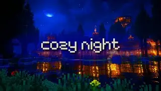 warm lights in the quiet night | minecraft music & ambience