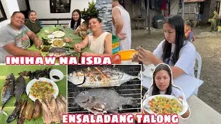 INIHAW NA PAKOY AT TULINGAN + ENSALADANG TALONG PARA SA HAPUNAN 