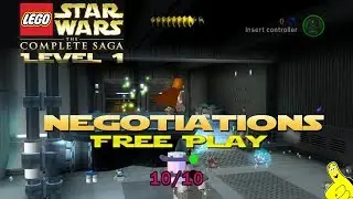 Lego Star Wars TCS: Эпизод 1, Глава 1 / Переговоры, БЕСПЛАТНАЯ ИГРА (Все предметы коллекционирова...