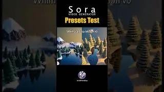 Testing Presets of Sora AI video generator with snow mountain #sora  #aivideo  #videogenerator