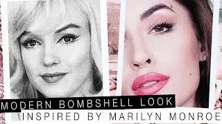 BOMBSHELL SECRETS REVEALED : Marilyn Monroe Inspired Everyday Makeup Tutorial | Pin-Up Girl Look