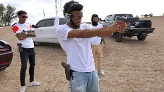 I Challenged @GHGHussle  & @Realrambojay  To A Shooting Competition And This Happened...