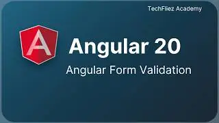 Angular Form Validation – Reactive Forms
