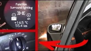 Функция Дорога Домой на Mercedes W211, W219. Авто включение фар в темноте после выхода из машины