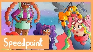 Speedpaint - OMG DigiDestined (LOL OMG Dolls & Digimon)