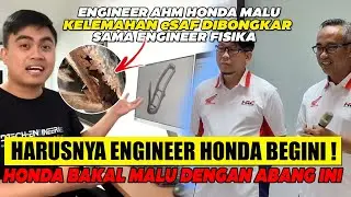 BAHAS eSAF SAMPAI KE AKARNYA ! ENGINEER HONDA TERDIAM MENDENGAR PENJELASAN ENGINEER FISIKA INI