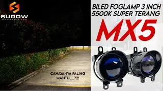 PROJIE FOGLAMP SUROW MX5 3 INCH (5500K) SUPER TERANG TERBAIK