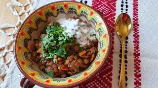 Linte verde cu legume. Super buna!