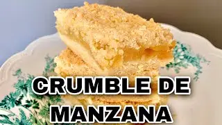 CRUMBLE DE MANZANAS - tarta fácil, rica y en pocos pasos