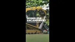 DC officials clear out homeless encampment near I-66 ramp in Foggy Bottom