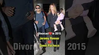 Jeremy Renner love story, ex-wife and children 💓 #hollywood #love #jeremyrenner