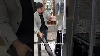Pyramid Gas Heater in Dubai | Wooden Twist Outdoor Gas Heater with Wheels & Adjustable Flam