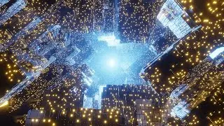 4K Mind-Bending Sci-Fi City Motion Background for Edits