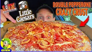 Little Caesars&reg; Double Pepperoni Crazy Crust Pizza Review 🤪✌️🍕 ⎮ Peep THIS Out! 🕵️&zwj;♂️