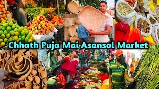 Chhath Puja Mai Asansol Market|| Chhath Puja Bajar in Asansol|| chhath puja