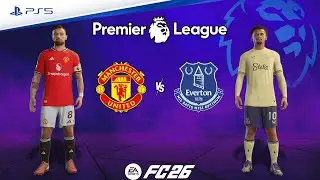 Manchester United vs. Everton | Premier League 25-26 | Full Match | FC 26 - PS5&trade;[4K]