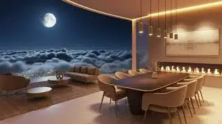 Calm Jazz Piano for Study & Focus | Moonlit Penthouse Calm &mdash; Subliminal Room