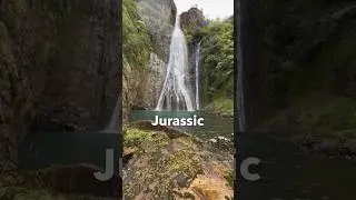 Посещение знаменитых Юрских водопадов на острове Кауаи, Гавайи #путешествия