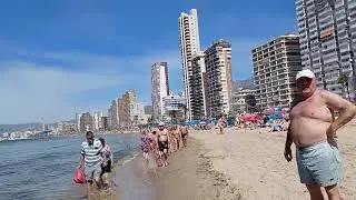 benidorm beach walk