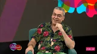 Pablo “Pinocho” Routin visitó Salú Carnaval para hablar de su vueta a la murga Falta y Resto