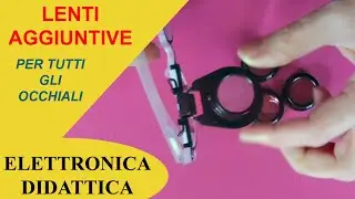 Cliped la lente per tutti gli occhiali per lavorare con le mani libere e vedere ingrandito