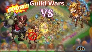 UNCUT Guild War Mino BOOM Vs 333k Might! Castle Clash