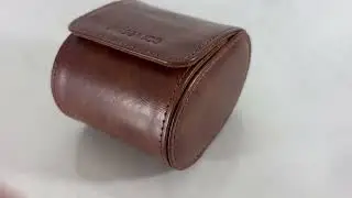Single Watch Roll Travel Case Leather Watch Storage Organizer Wristwatches Box