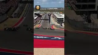 Massive T1 crash at the Austin sprint race 🤯 #trending #crash #f1 #formula1 #motorsport #texas #like