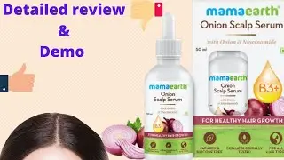 Mamaearth onion scalp hair serum review | how to use mamaearth onion serum