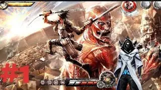1st day in swamy attack on titan game #youtube #attackontitan #dracogaming #1 #aot @GuneetGaming710