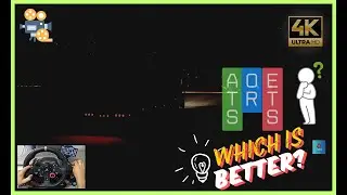 ATS Or ETS? | Truck Simulator | American Truck Simulator | Cinematic Gameplay | Logitech | Cinemas