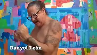 Danyol Le&oacute;n painting a painting start to finish - Deermushie