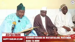 KASIDUN MARABA DA WATAN RAJAB, 1447/2025 RANA TA HUDU