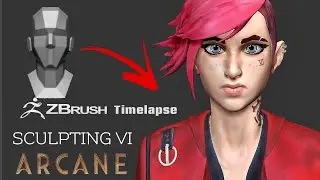 Zbrush Sculpting Timelapse- VI #arcane #zbrush #pixologic