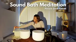 SUNDAY RESET | Crystal Singing Bowls Meditation | Nervous System Regulation | Sound Bath 432Hz