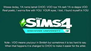 Dumbstruck by Ceraadi Simlish Version (Simlish & English lyrics!)
