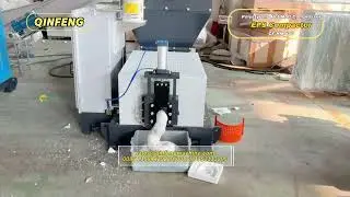 EPS foam plastic screw hot extrusion compaction machine:CF-HM400