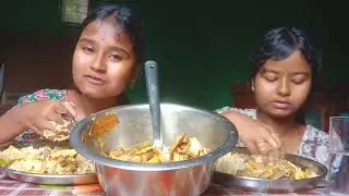 Eating Spicy 🌶 Mutton Curry and Pointed Guard Fry  With Rice 😋👌 #viral #mutton .#mukbang #youtube