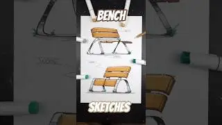 park bench #design #art #designer #drawing #sketch #artist #interiordesign #industrialdesign
