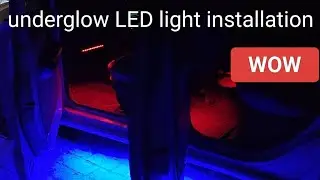 Underglow LED light installation || car underbody lights || how to install car underglow LED light