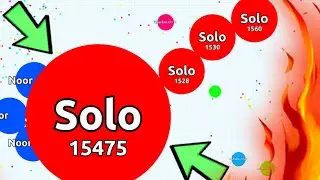 INSANE SOLO VS TEAMS 🗿 IN AGARIO ( Agar.io PC Gameplay )