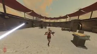 Slicing some fools to some Doom soundtrack