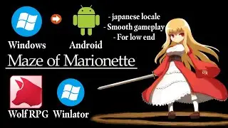How to play Wolf RPG games on android (japanese locale)