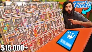 Adding MY ENTIRE FUNKO POP COLLECTION WALL! INTO THE FUNKO APP TO SEE THE TOTAL VALUE $ EP4 $15,000+