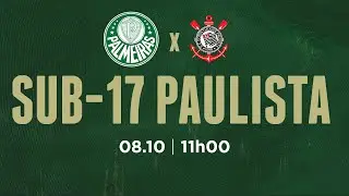 JOGO COMPLETO | PALMEIRAS (4) 1 X 0 (5) CORINTHIANS | PAULISTA SUB-17 2024