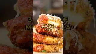 3 Levels of Mozzarella Sticks