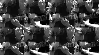 【ガンダム ＧのレコンギスタEDテーマ「Ｇの閃光」】Daisuke Hasegawa「Ｇ no Senkou」16guitars (Guitar Cover)-classical guitar