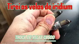 Como trocar as velas da Cb500x,  velas de iridium para mim não serve!!! 