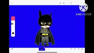 My oc in the Batman suit