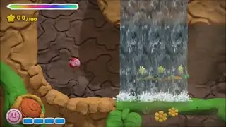 Kirby and the Rainbow Curse - 100% Walkthrough - Level 1-3 Great Cave Escape